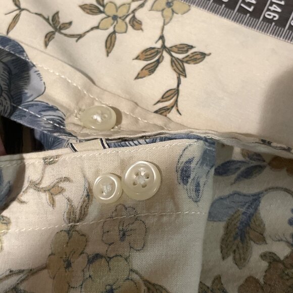 VTG Ralph Lauren Denim & Supply Tropical Button Front Shirt Men XL Blue Hawaiian - Picture 9 of 9